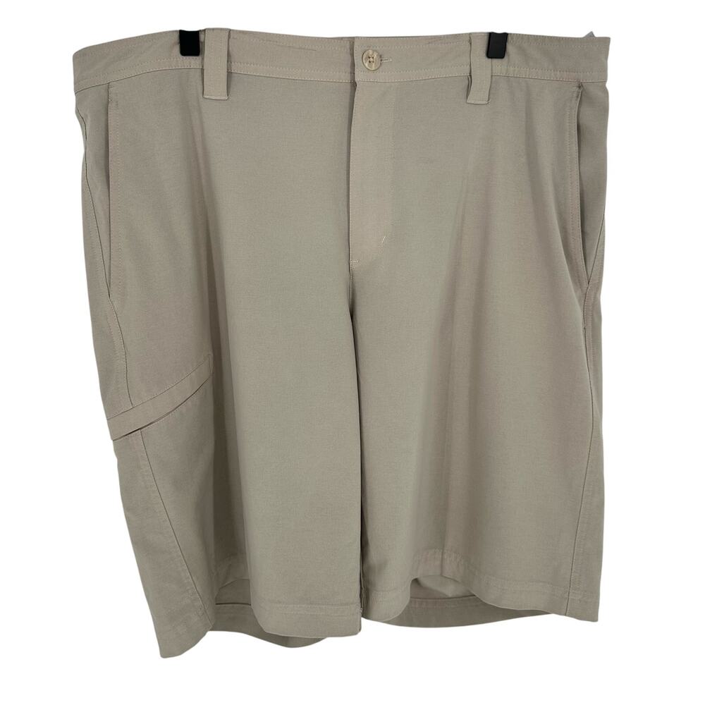 Columbia Men 38 Tan Cargo Shorts Walking Hiking Golf Outdoor Pockets VGC